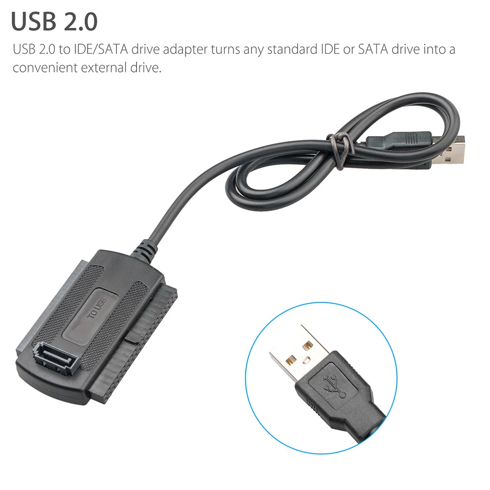 USB 2 0 для IDE/жесткий диск SATA адаптер конвертер кабель жесткого диска 5 3 дюймов