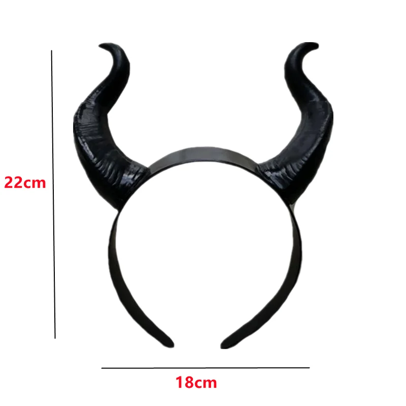 Малефисент малефисент латексный рожок Взрослые женщины Хэллоуин Вечеринка