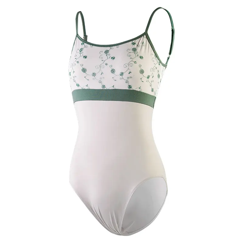 

Camisole Ballet Leotard for Women Adult Open Back Dance Camisole Green Purple Ballet Dancewear Resilient Gymnastics Leotards