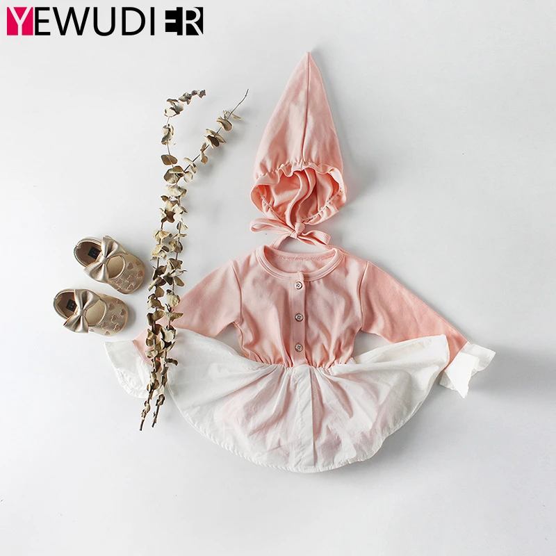 Весенне-осенняя одежда для малышей хлопковые комбинезоны с длинными рукавами