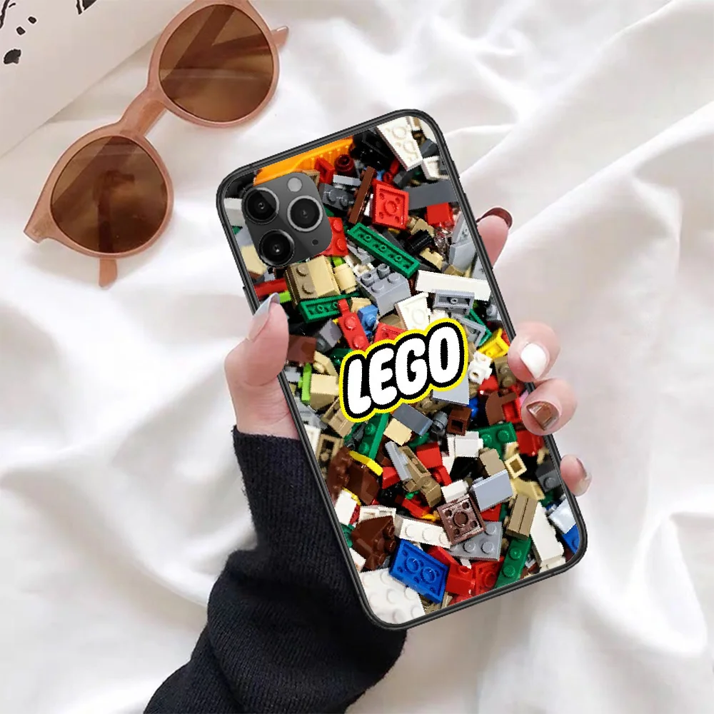 

Game LegoS blocks Phone Case For Iphone 4 4s 5 5S SE 5C 6 6S 7 8 Plus X XS XR 11 12 Mini Pro Max 2020 black Hoesjes Fashion Back