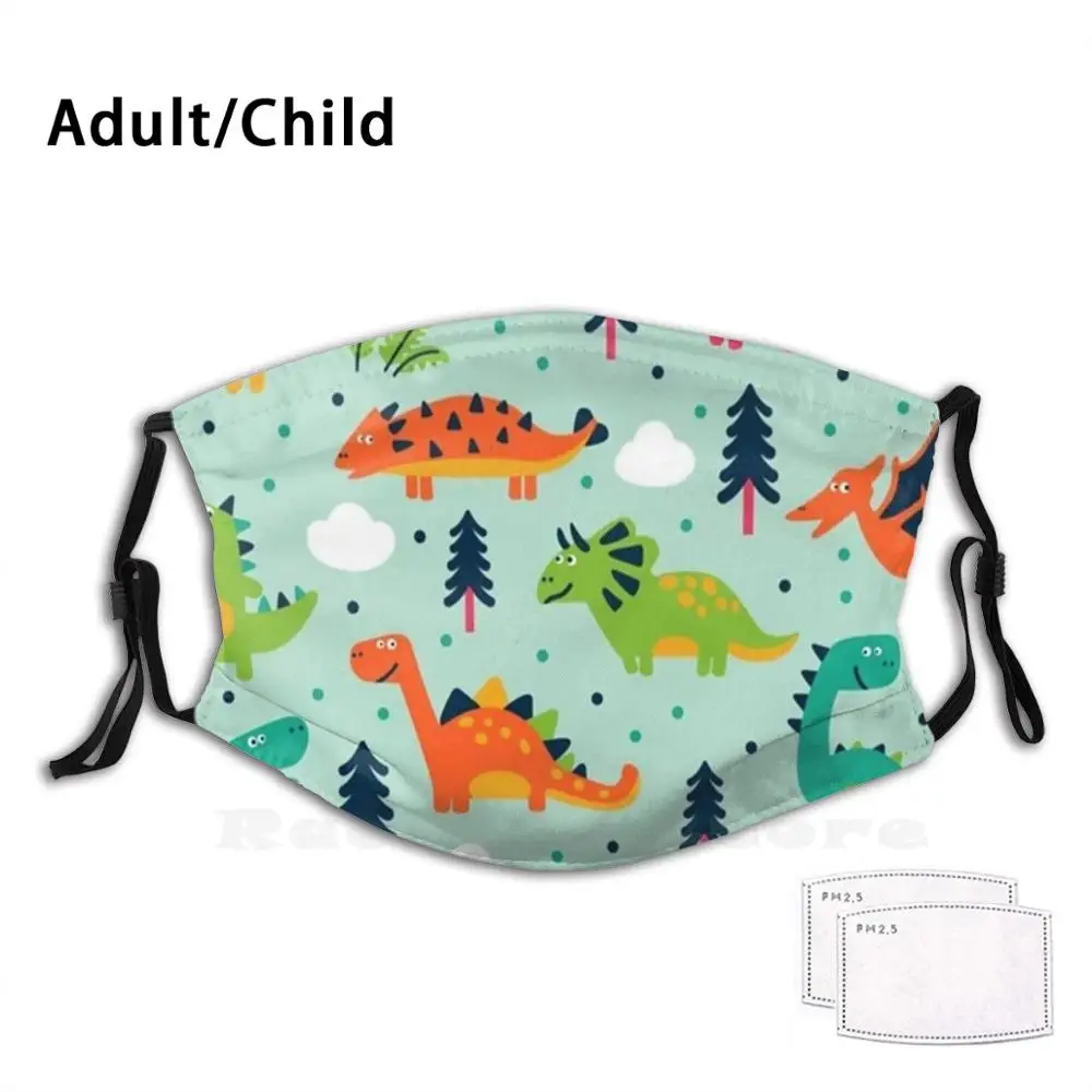 

Мультипликационная маска для лица с забавным принтом и фильтром Pm2.5