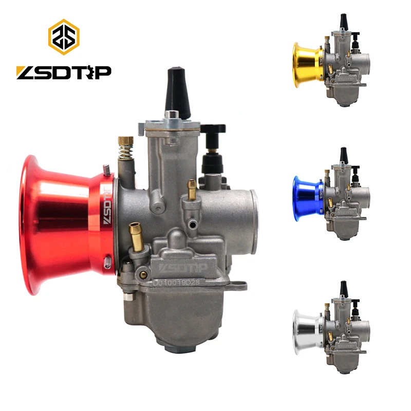 

ZSDTRP PWK 28 30 32 34 мм карбюратор для мотоцикла карбюратор с ветровой чашкой 2T 4T для ATV Quad картинг Багги Байк скутер для мотокросса