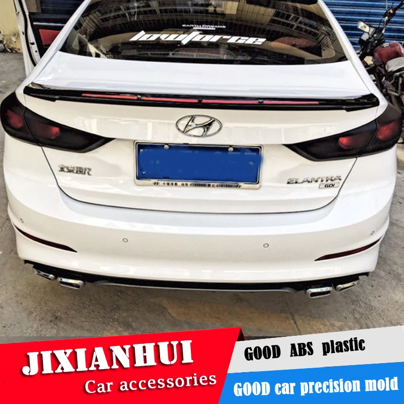 Спойлер для Hyundai Elantra 2016 2018 спойлер DDYWC из АБС пластика цветной задний