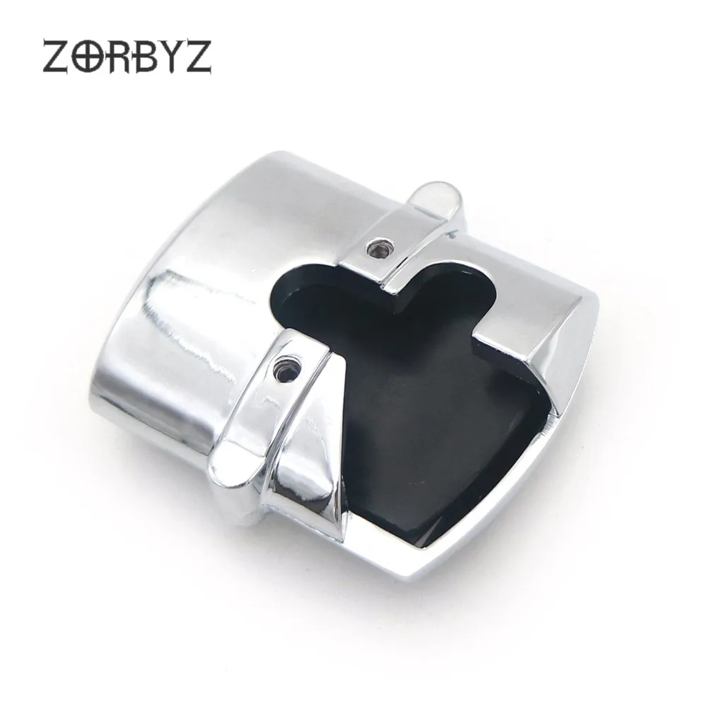 ZORBYZ мотоциклетная хромированная накладка на тормозные колодки задняя крышка для