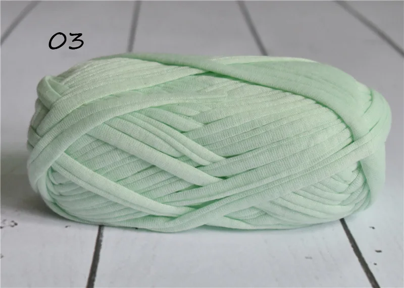 03 1pc 100 г/шар плотная ткань полоса Пряжа Ремесло для ручная вязка крючком DIY подушка одеяло ткань полоса для сумок - Цвет: 03 1pc