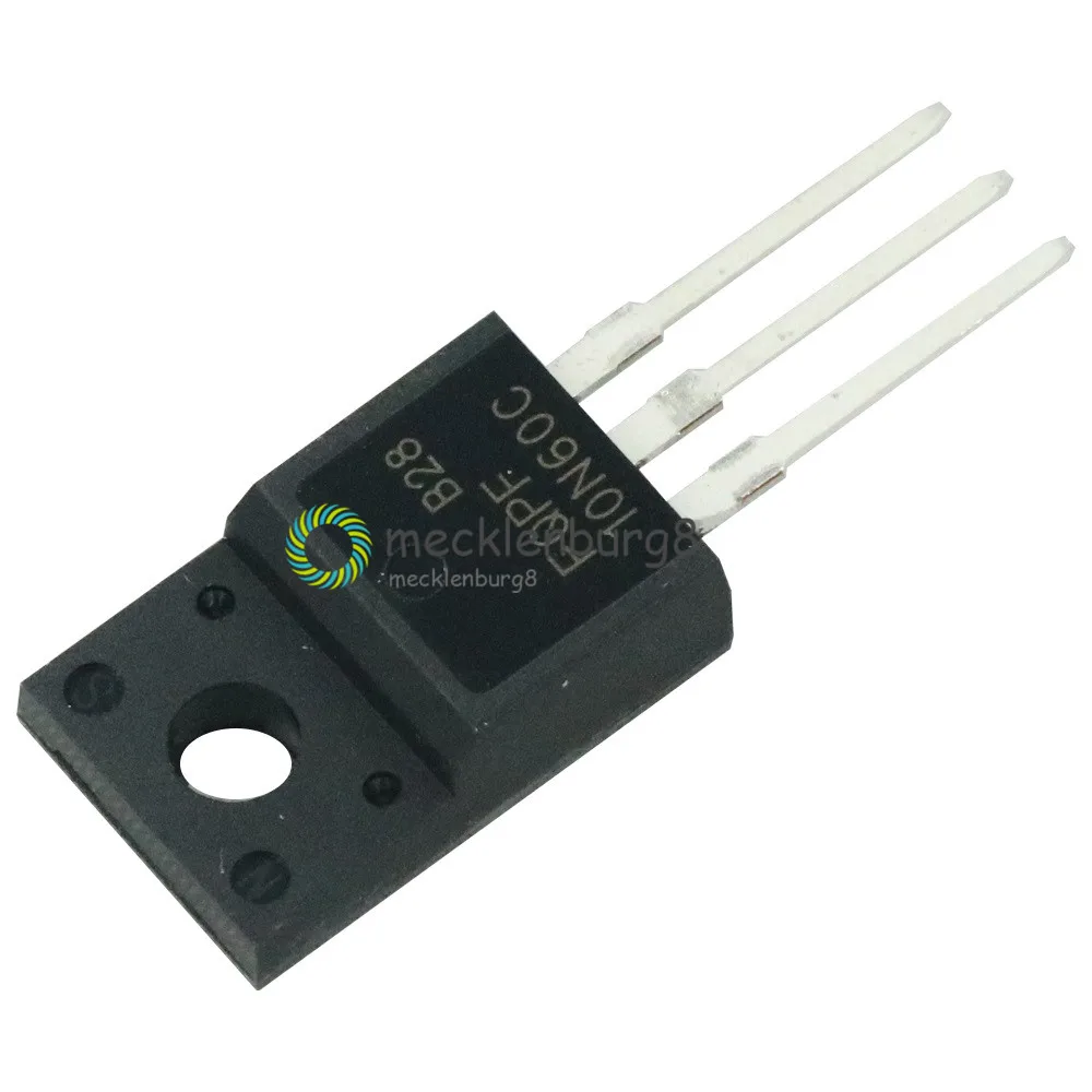 10 шт./лот FQPF10N60C TO-220 10N60C 10N60 TO220 FQPF10N60 Новый МОП полевой транзистор | Электроника
