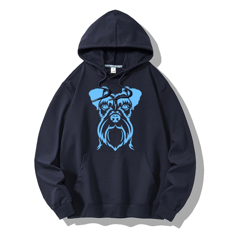 

2021 Fashion Men and Women's Casual Student Hooded Sweatshirt Sleeve Pug Dog Print Hoodie Autumn Winter Sweatshirt Unisex