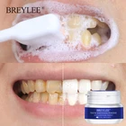 Порошок для отбеливания зубов BREYLEE, удаление зубного налета, отбеливание пятен, инструменты для зубной пасты, гигиена полости рта, Белый Уход за зубами 30 г