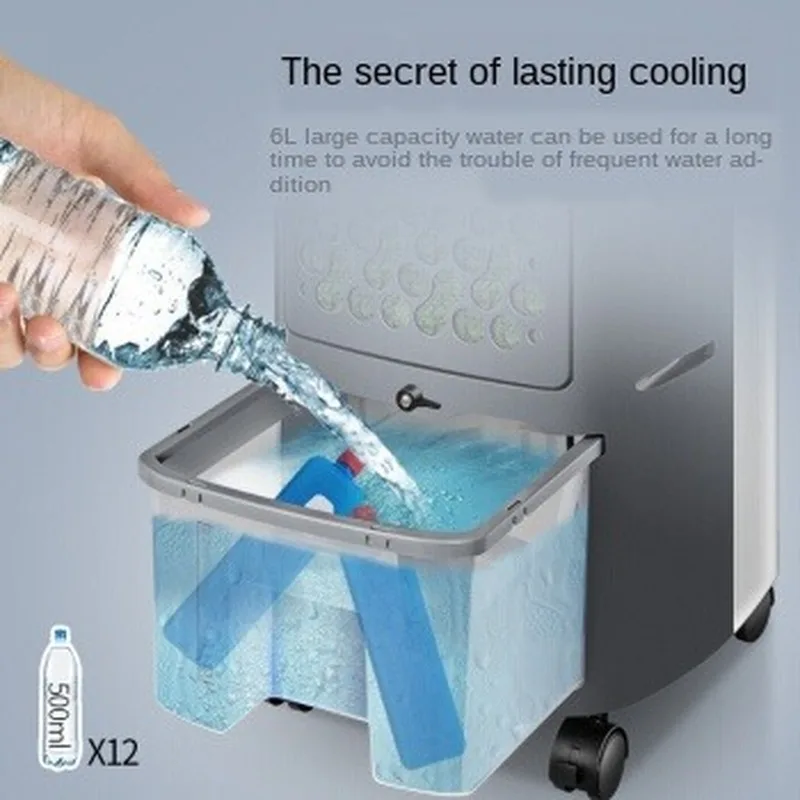 Haier Air Conditioning Fan Cooling Refrigeration Cold Remote Control 65w Water-cooled Electric Portable Mini Conditioner | Бытовая