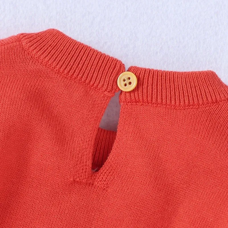 

2020 Autumn Winter Girls Knitted Rainbow Sweater Dress Baby Girls Dresses For Party And Wedding Baby Girl Clothes 0-24M