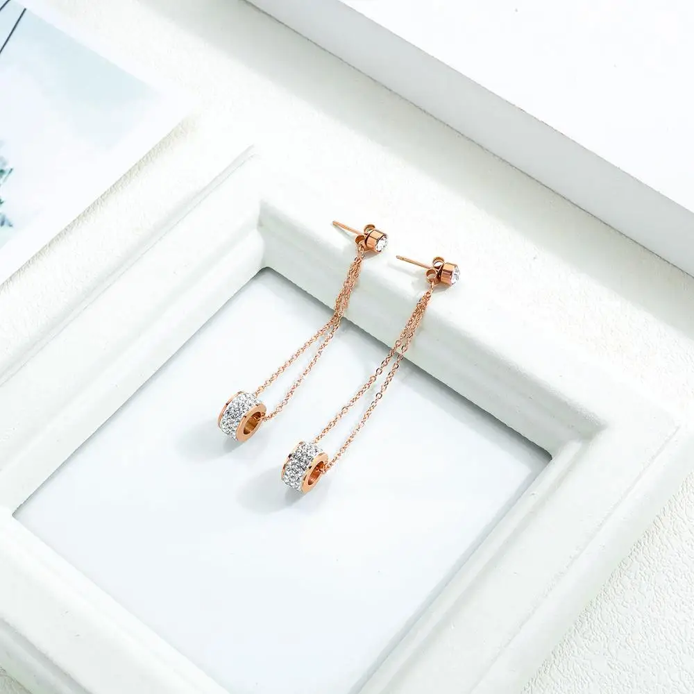 Женские серьги-подвески с кисточками из нержавеющей стали | Украшения и