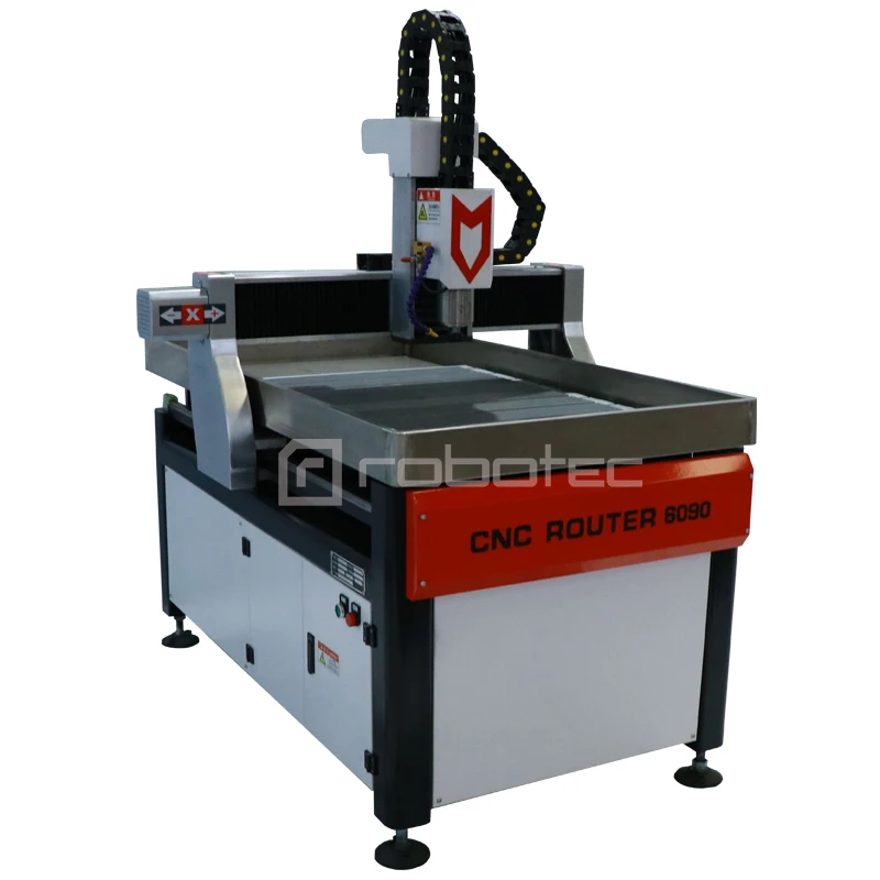 Небольшой фрезерный станок с ЧПУ ROBOTEC 6090 комплект фрезерных станков для дерева