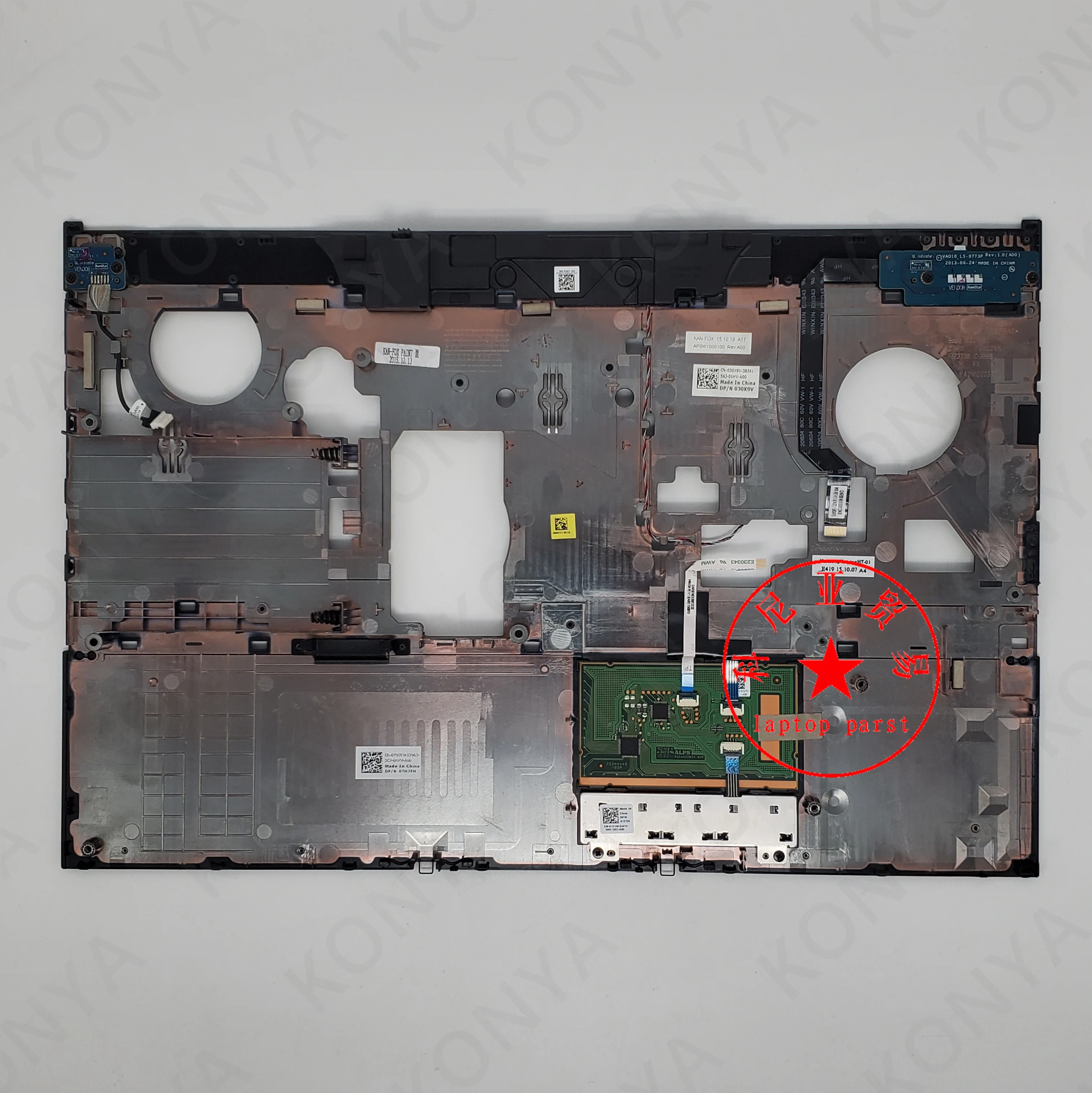 Новый оригинальный чехол для Dell Precision M4800 Palmrest с сенсорной панелью верхний