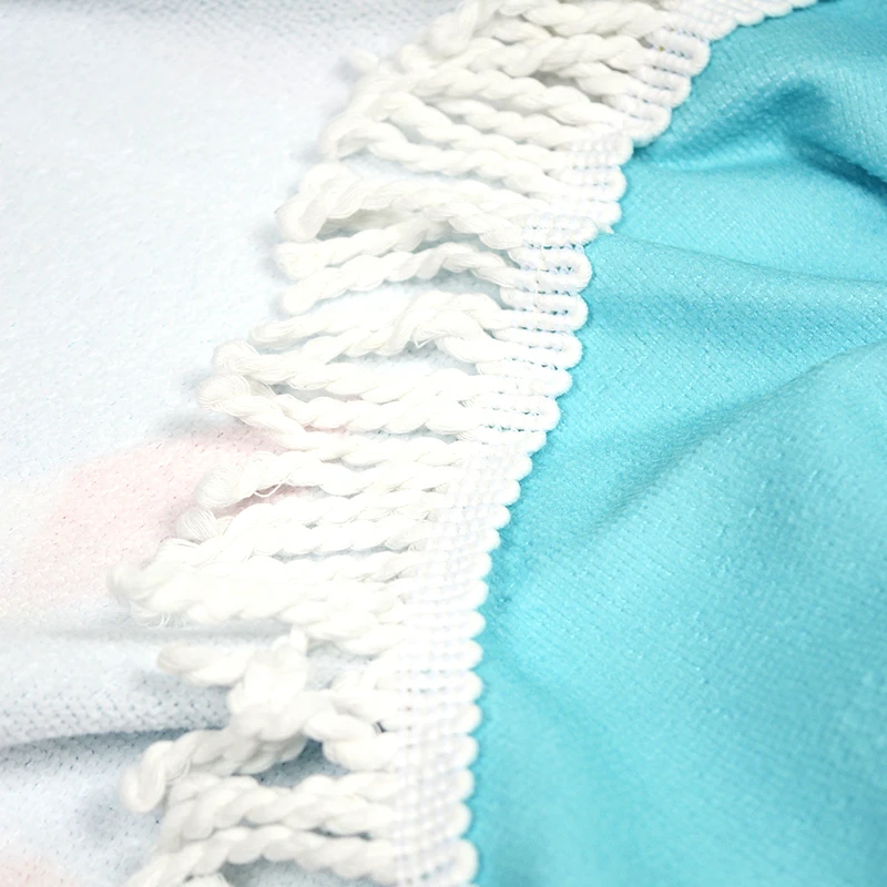 XC USHIO летнее круглое пляжное полотенце с кисточками 150 см купальное банное бикини