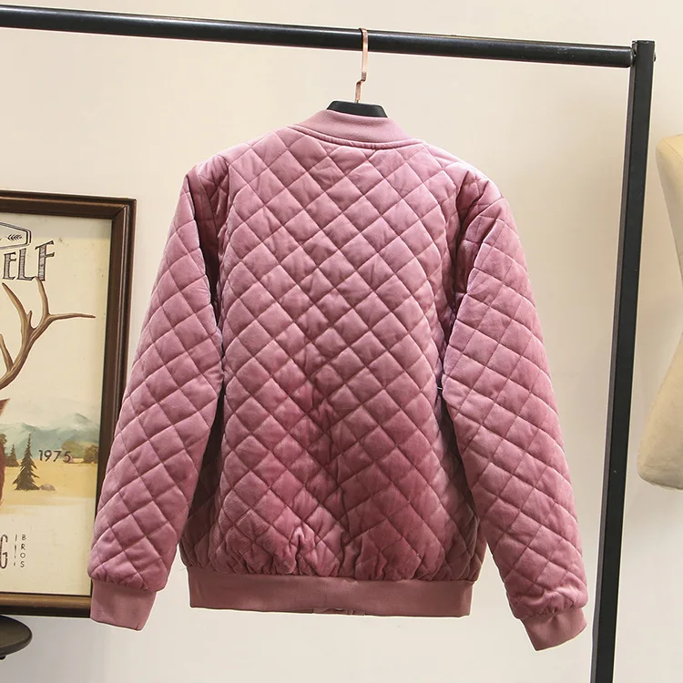 Женские зимние пальто больших размеров однобортная мягкая велюровая парка с