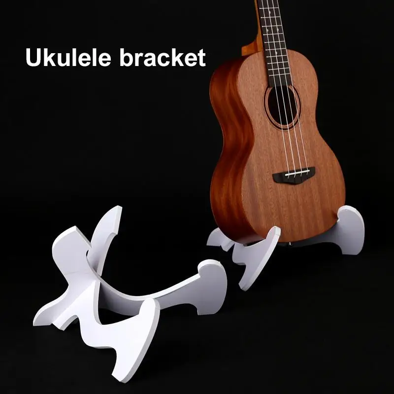 

Ukulele Shelf Violin Fixed Non-slip Wooden Piano Stand Ukulele Ukulele Small Guitar Folding Vertical Stand Guitar Violin Rack