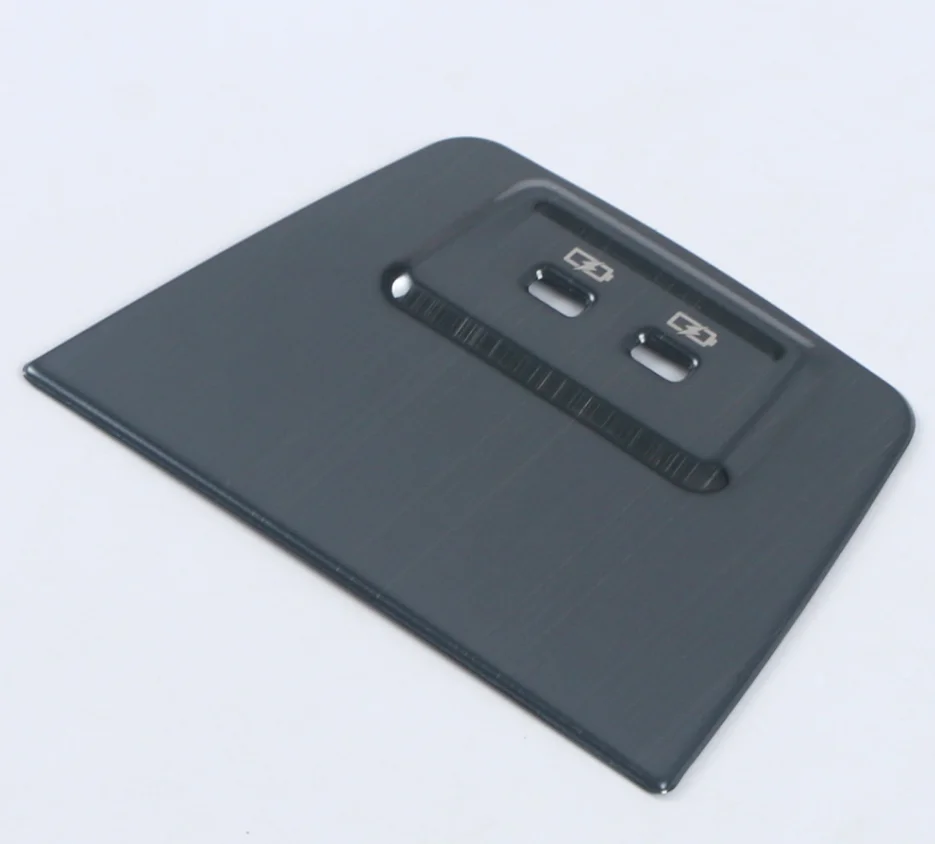 

For Audi A3 8Y 2020 2021 2022 Stainless Steel Interior Rear Center Console Decoration Cover 1pcs