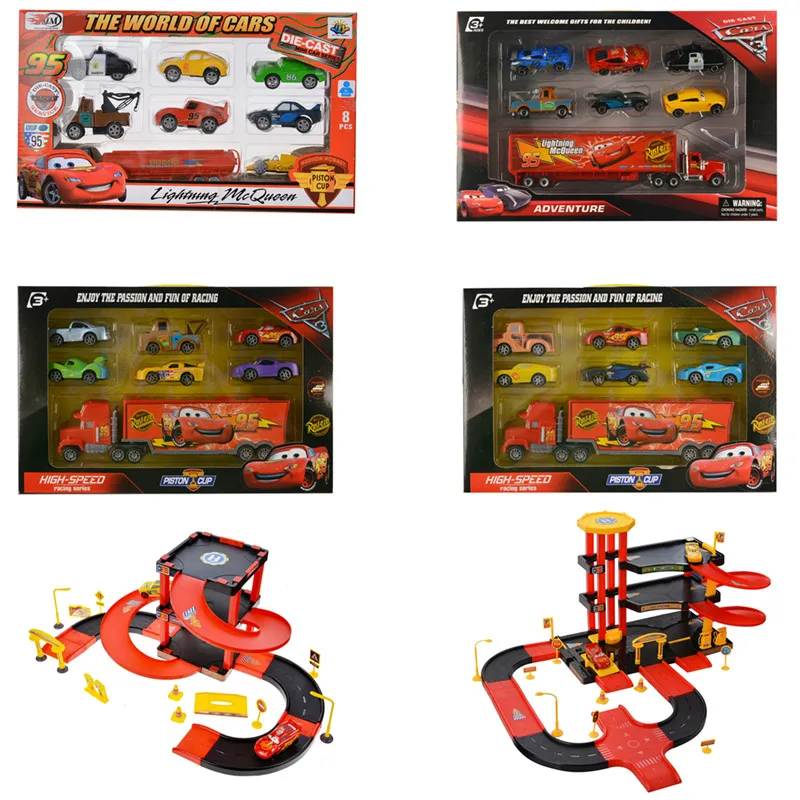 Оригинальная подарочная коробка набор машинок Disney Pixar машина 3 молния маккуин