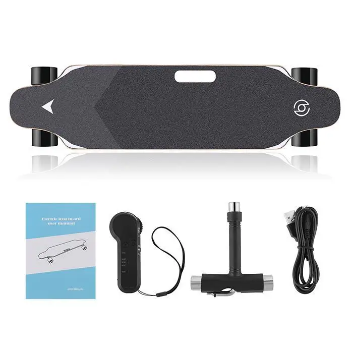 Скейтборд Электрический взрослый 35 дюймов 350 Вт 20 км/ч | Спорт и развлечения