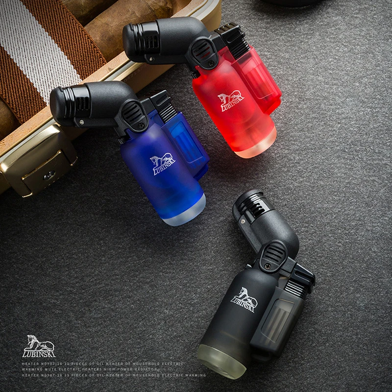 LUBINSKI фонарь для барбекю ветрозащитная Зажигалка сигар 1 пламенная струйная