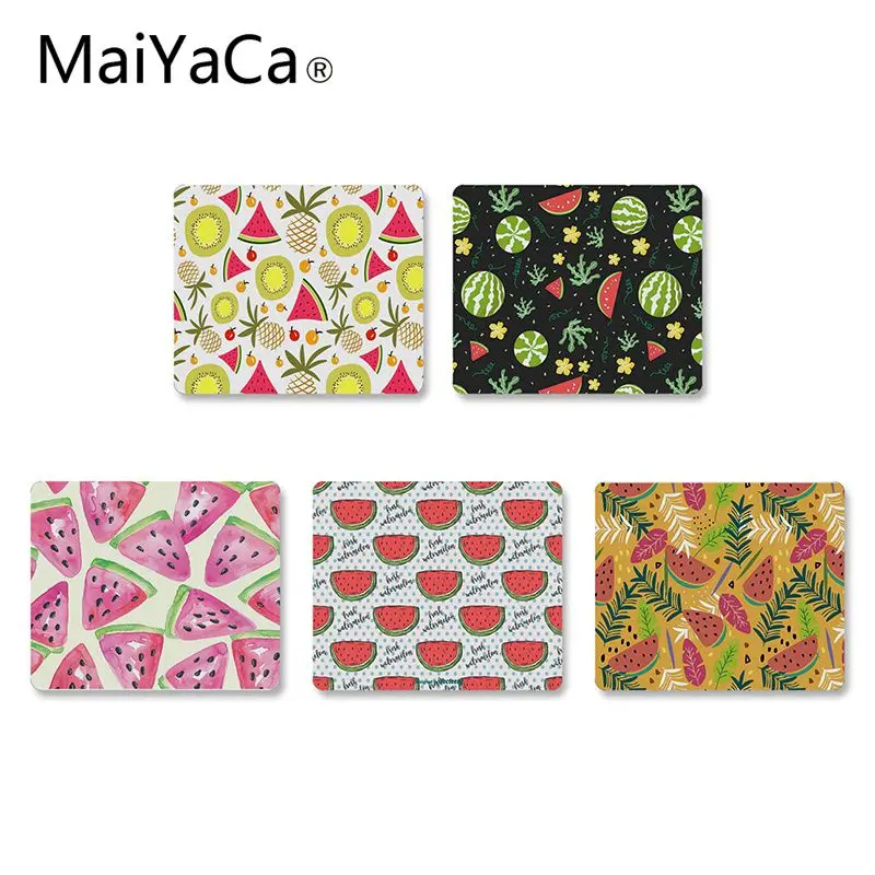 

Резиновый коврик для мыши MaiYaCa с изображением фруктов, Wraemelon, нескользящий коврик для мыши для ноутбука, игровой коврик для мыши, коврик для м...