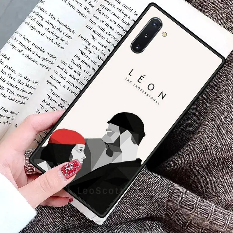 

Leon Matilda Natalie Portman Movie Phone Cases For Samsung Galaxy S8 S9 S10 Plus S10E Note 3 4 5 6 7 8 9 10 Pro Lite cover