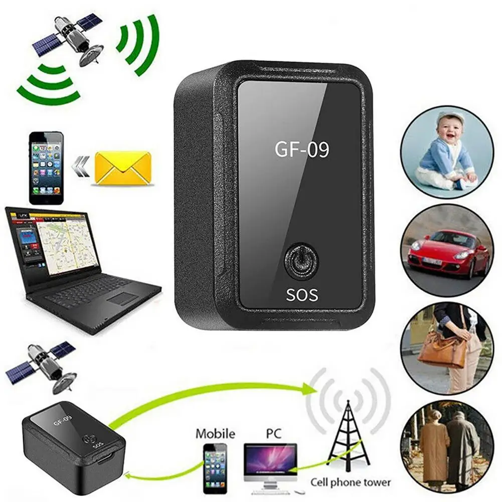 

New GF-09 Mini GPS Tracker APP Control Anti-Theft Device Locator Magnetic Voice Recorder For Vehicle/Car/Person Location