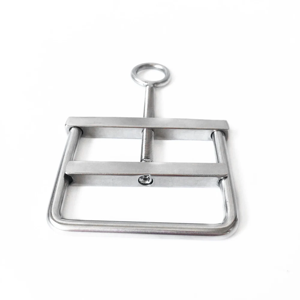 Новейший Мужской зажим из нержавеющей стали с мятой для мошонки пениса сосков