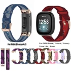 Ремешок для смарт-часов Fitbit Charge 3, 4, из нейлоновой ткани