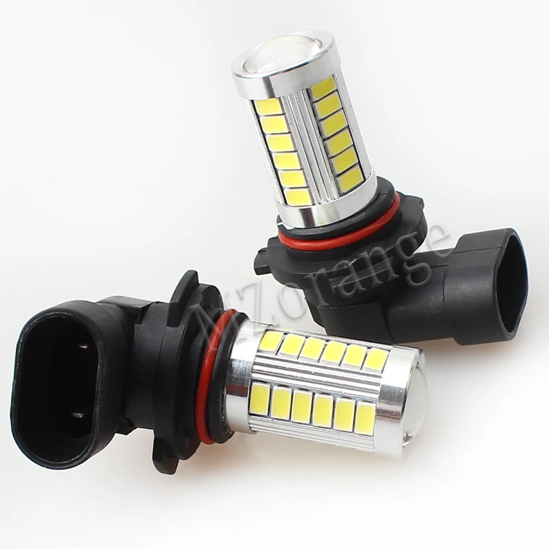 2 pcs LED bulbs Для Ford для Focus MK2 противотуманный светильник s для ford для focus 3 светодиодный головной светильник для Ford Fusion Fiesta Transit 2001- противотуманный светильник противотуманная фара - Цвет: 2 pcs LED bulbs