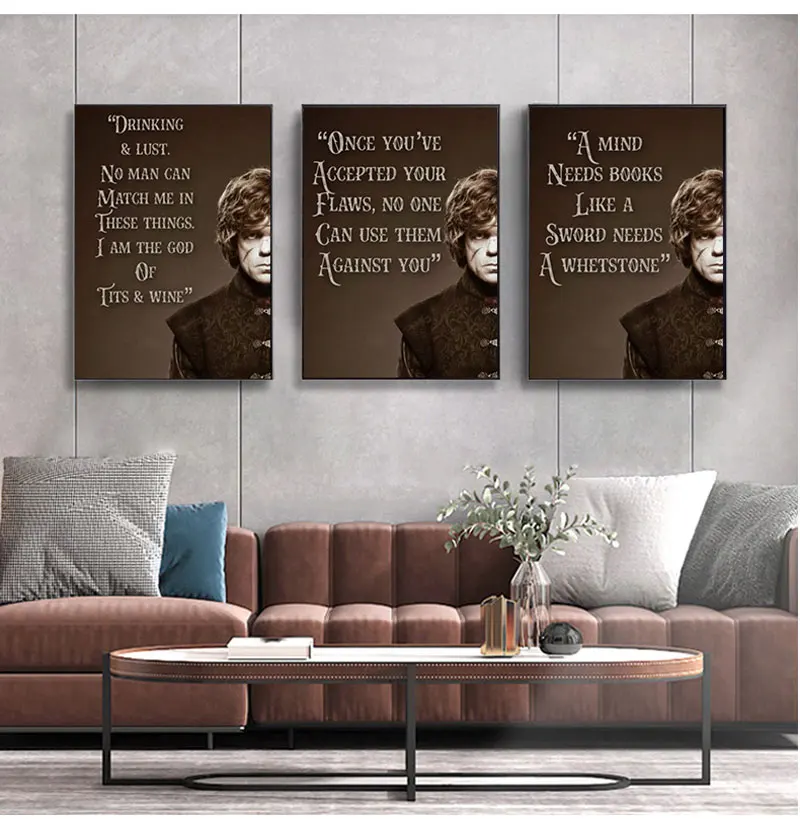 

Celebrity Inspirational Quotes Abstract Painting Canvas Painting Oil Painting Poster Modern Wall Art in Livingroom Home Decor