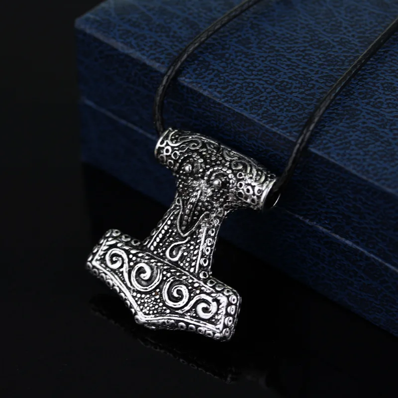 Высококачественное ожерелье в стиле панк с изображением Тора из оригинальной