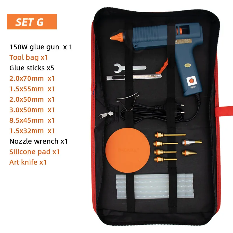 

Клеевой пистолет Sackful 150 Вт, темно-зеленый