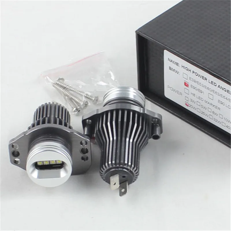 40 Вт Светодиодный Ангельские глазки габаритные огни лампы E90 E91For BMW E91 перед LCI с