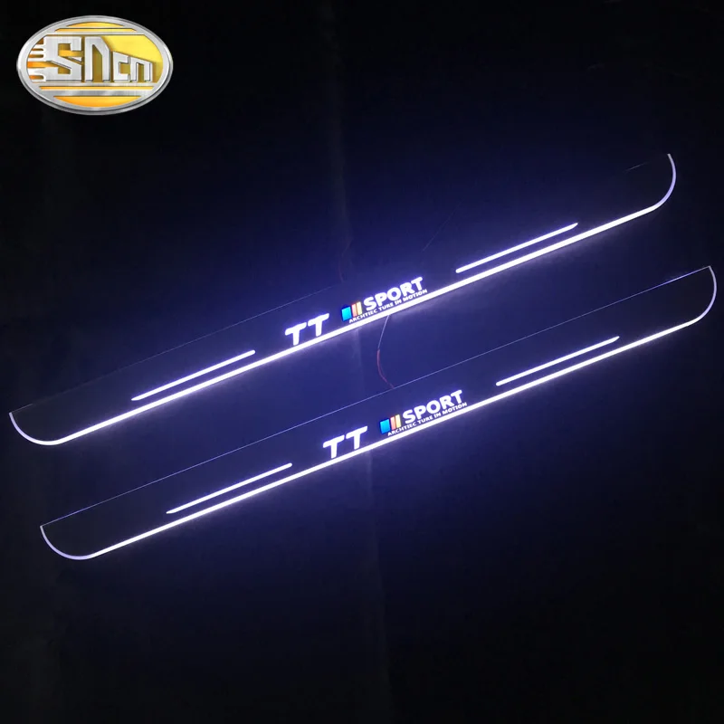 SNCN 2 шт Акриловые перемещение СВЕТОДИОДНЫЙ Добро пожаловать педаль автомобиль