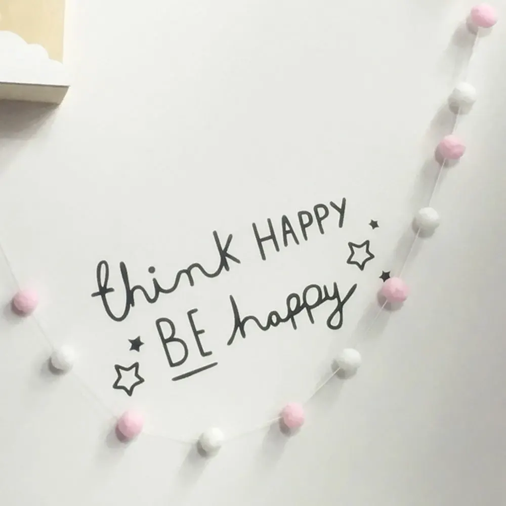 Декорации для детского дня рождения и вечеринки гирлянда с валяными шерстяными