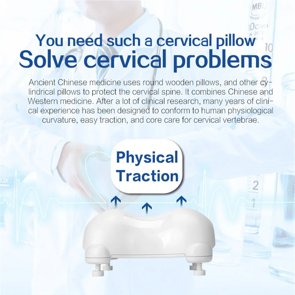Женская Массажная подушка для коррекции шеи Растяжитель мышц спины Корректор
