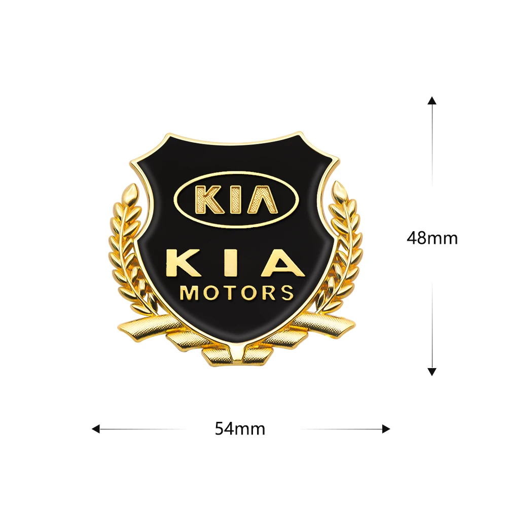 2 шт. хромированные наклейки-эмблемы для автомобилей Toyota Corolla Suzuki Swift Kia Motors Chevrolet |