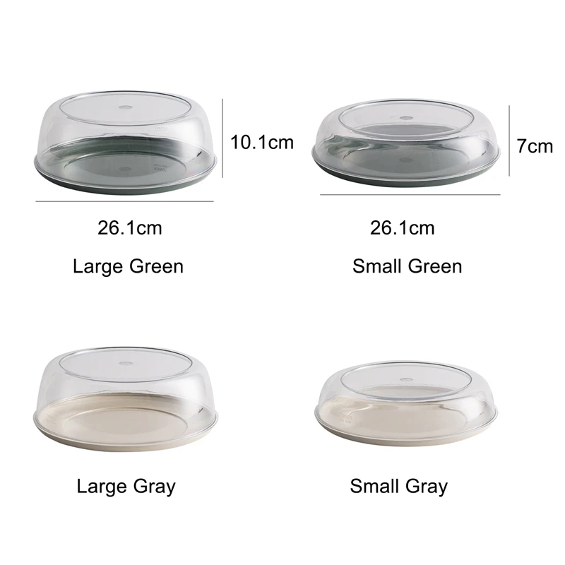 

Stackable Food Fresh keeping Tray Heat Preservation Meal Cover Dinner table Food Storage Meal Dustproof Lids Kitchen Accessories