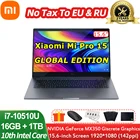 Глобальная версия Xiaomi Pro 15 ноутбук MX350 i5-10210U 8G 512GBi7-10510U 16G 1 ТБ SSD 100% sRGB ультра тонкий экран FHD ноутбук ПК