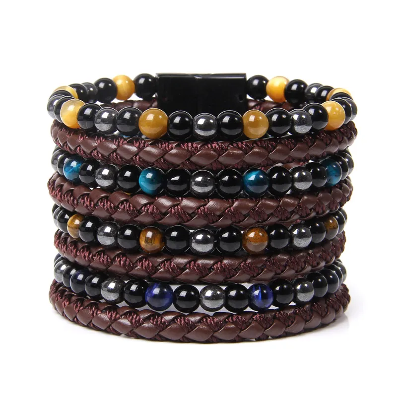 Оптовая продажа мужские кофейные кожаные бриллиантовые подарки синий желтый