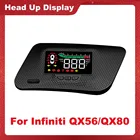 Автомобильные аксессуары, дисплей HUD для Infiniti QX56QX80 2010-2020, Автомобильный Электронный Профессиональный экран для безопасного вождения