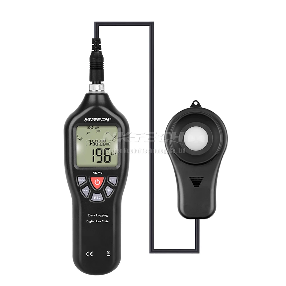 Автоматический цифровой люкс светильник NKTECH FC USB регистратор метр запись