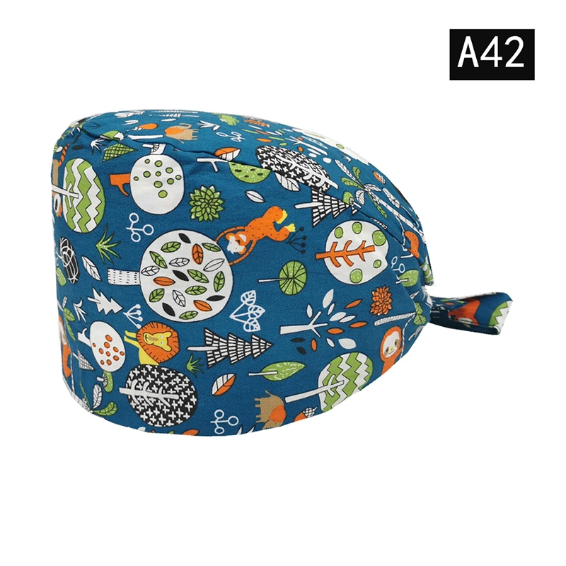 Разноцветные шапки с мультяшным принтом регулируемая шапка для кормления