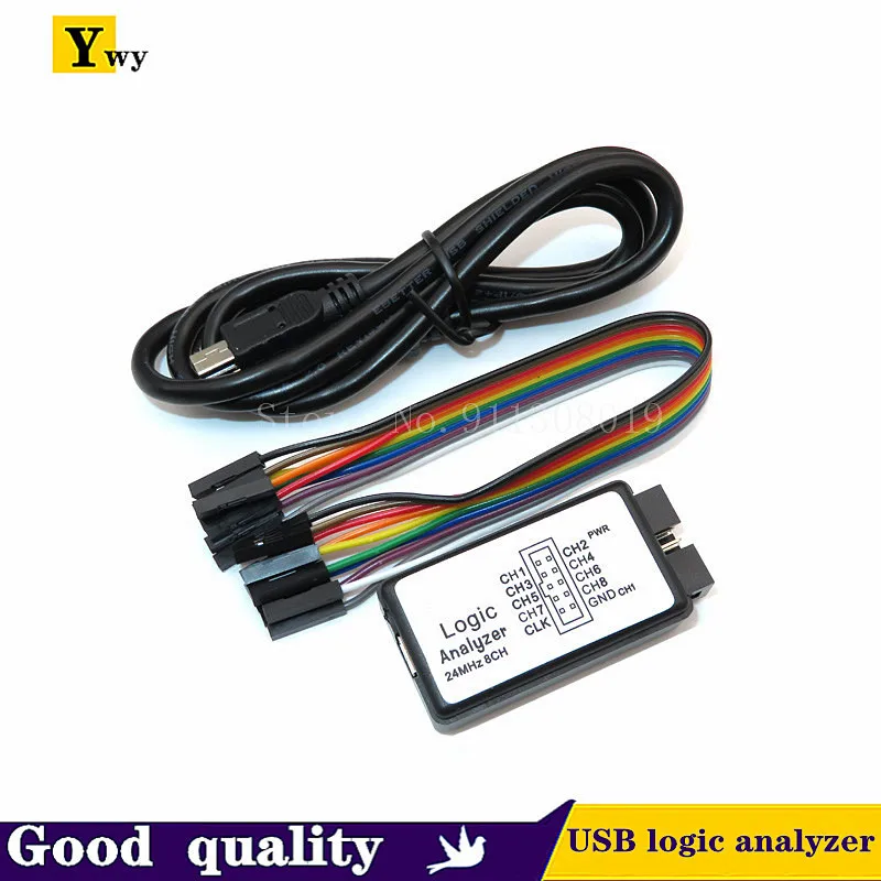 1 шт. USB логический анализатор 24M 8CH, MCU ARM FPGA DSP инструмент отладки