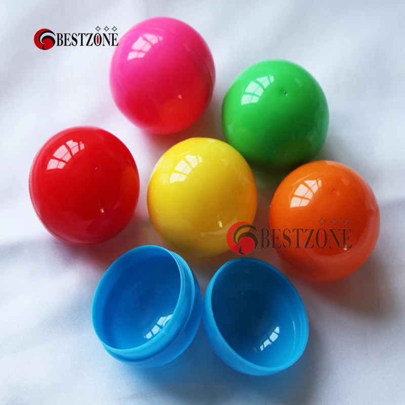 Пластиковые пластиковые игрушечные капсулы 50 шт./лот диаметром мм разноцветные