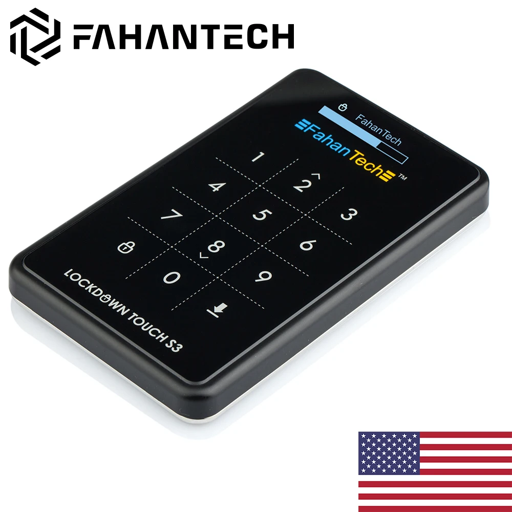 

Made in Korea - Upgraded SATA III FahanTech Lockdown Series AES 256-bit Hardware
