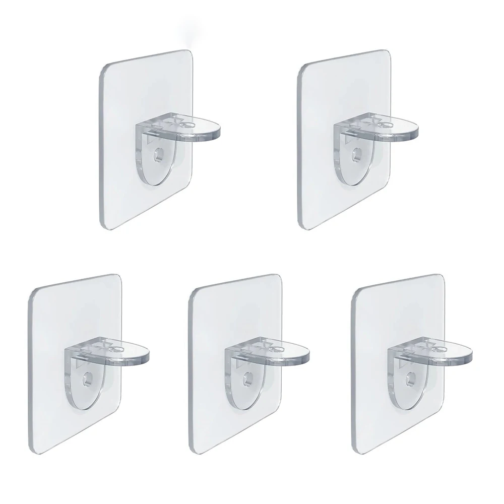 

5/10/20/50/100 шт., клейкие прищепки для крепления полки