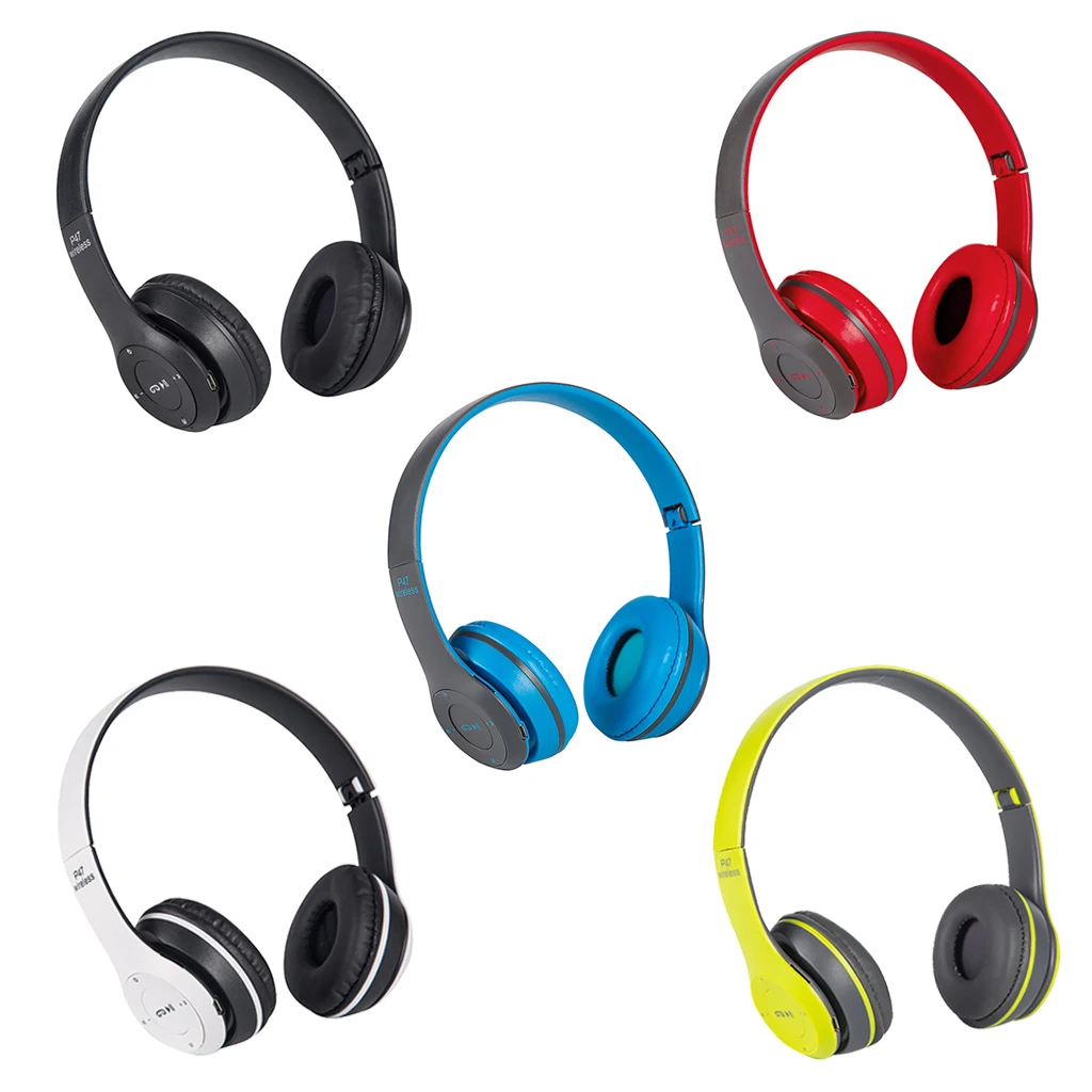 Portable Foldable Bluetooth Connected Head-Mounted Stereo Sound Headset Wireless Headphone for IOS Android Fast Delivery | Электроника